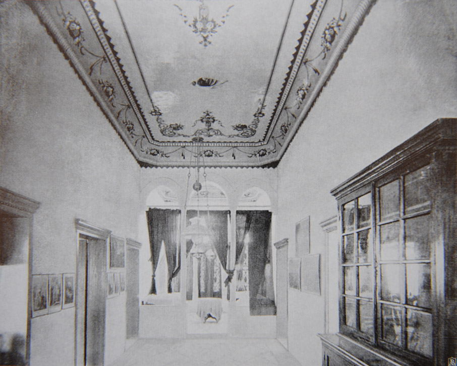 About Reception room at the Nazareth teachers’ seminary, 1907